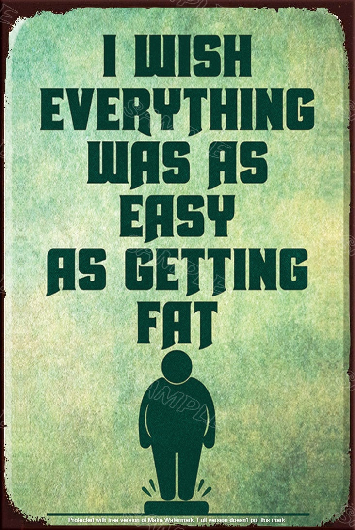 WISH EVERYTHING Retro/ Vintage Tin Metal Sign Man Cave, Wall Home Décor, Shed-Garage, and Bar