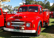 FIRE ENGINE TRUCK Retro/ Vintage Tin Metal Sign Historic Trucks Man Cave, Wall Home Décor, Shed-Garage, and Bar