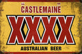 XXXX Beer Rustic Vintage Garage Metal Tin Signs Man Cave, Shed and Bar - Tin Sign Factory Australia