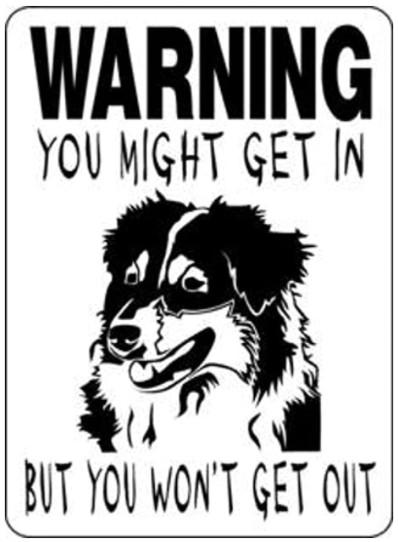 YOU MIGHT NOT GET OUT Retro/ Vintage Tin Metal Sign Man Cave, Wall Home Decor, Shed-Garage, and Bar
