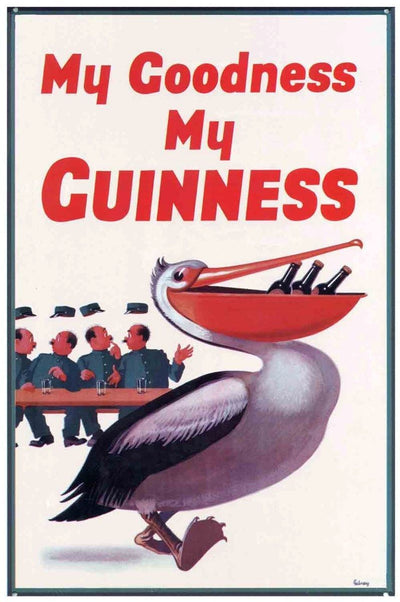My Goodness My Guinness Blechschild wei� (40x30cm) free postage - TinSignFactoryAustralia