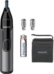"Philips Series 3000 3-in-1 Grooming Tool: Nose, Ear, and Eyebrow Trimmer with Washable Design - NT3650/16"