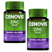 2 X Cenovis Zinc plus Supports Skin Health & Collagen Formation 150 Tablets NEW