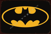 BATMAN LOGO Retro/ Vintage Wall Home Décor, Shed-Garage and Bar Tin Metal Sign