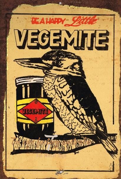 LITTLE VEGEMITE Rustic Look Vintage Tin Metal Sign Man Cave, Shed-Garage and Bar - Tin Sign Factory Australia
