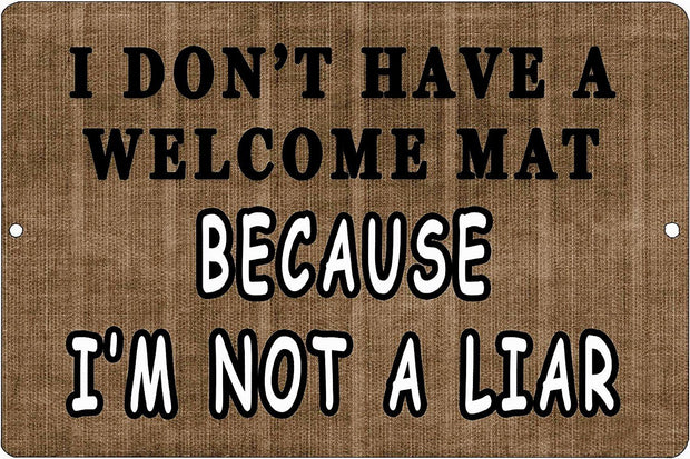 I'M NOT A LIAR Retro/ Vintage Tin Metal Sign Man Cave, Wall Home Decor, Shed-Garage, and Bar