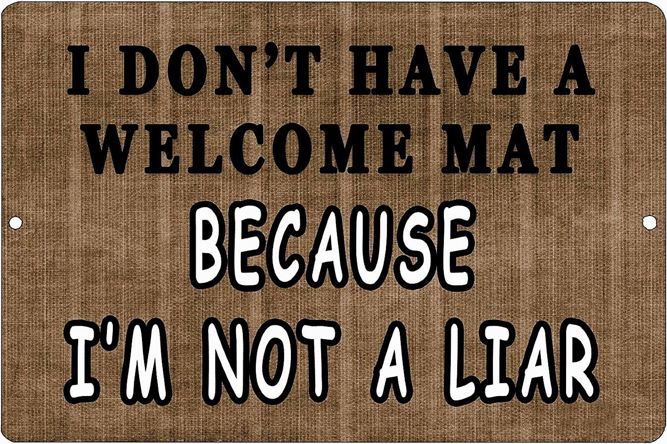 I'M NOT A LIAR Retro/ Vintage Tin Metal Sign Man Cave, Wall Home Decor, Shed-Garage, and Bar