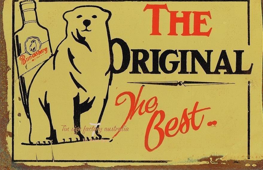 THE ORIGINAL BUNDY Rustic Look Vintage Tin Metal Sign Man Cave, Shed-Garage, and Bar