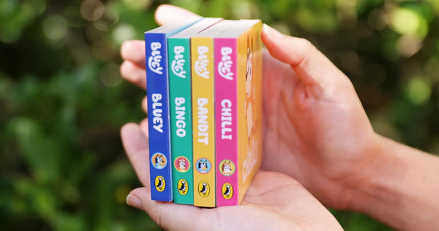 Bluey's Fun-filled Adventure Set: 4 Exciting Stories in 1 Little Library