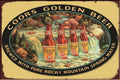 COORS BREWED Vintage Retro Rustic Garage Wall Man Cave Metal Sign