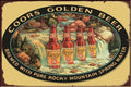 COORS BREWED Vintage Retro Rustic Garage Wall Man Cave Metal Sign