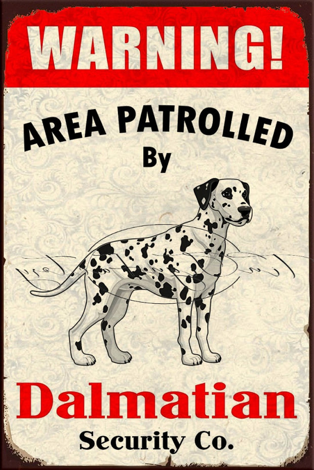 DALMATIAN PATROLLER Retro/ Vintage Tin Metal Sign, Wall Art Home Décor, Shed-Garage, and Bar