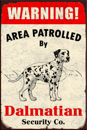DALMATIAN PATROLLER Retro/ Vintage Tin Metal Sign, Wall Art Home Décor, Shed-Garage, and Bar