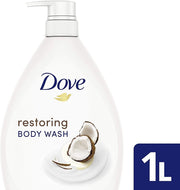 Luxurious Hydration: Dove Restoring Coconut & Almond Oil Body Wash - 1L