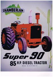 Chamberlain super 90 metal sign 30x 40 cm - Tin Sign Factory Australia