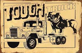Tough Mack metal sign 20 x 30 cm - Tin Sign Factory Australia