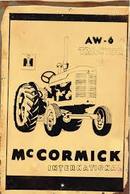 McCormick AW6 metal sign 20 x 30 cm