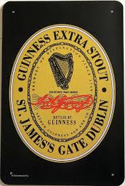 GUINNESS Beer Rustic Vintage Garage Metal Tin Signs Man Cave, Shed and Bar Sign