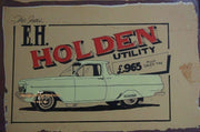 THE NEW EJ HOLDEN UTILITY Rustic Look Vintage Tin Metal Sign Man Cave, Shed-Garage, and Bar