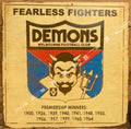 FEARLESS FIGHTERS Demons Melbourne Football Club Metal Sign 40x 40 cm