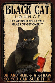 GET OVER IT Retro/ Vintage Tin Metal Sign Man Cave, Wall Home Décor, Shed-Garage, and Bar