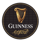 GUINNESS GOLD Retro/ Vintage Round Metal Sign Man Cave, Wall Home Décor, Shed-Garage, and Bar