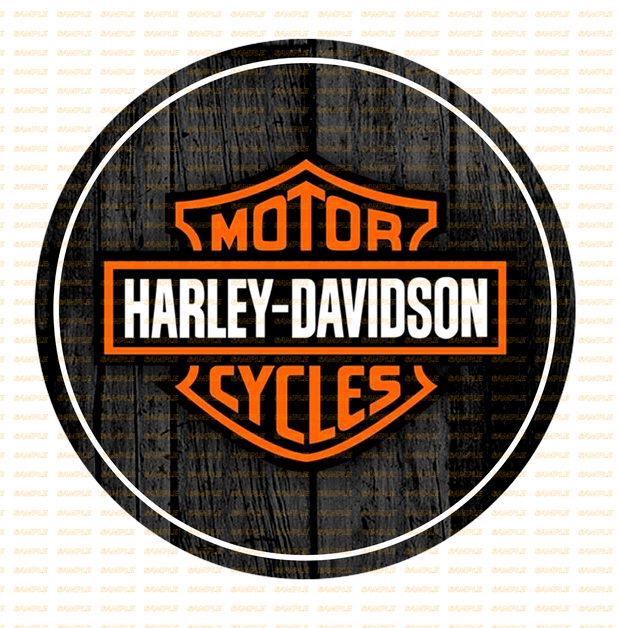 HD WOODEN LOOK WHITE Retro/ Vintage Round Metal Sign Man Cave, Wall Home Décor, Shed-Garage, and Bar