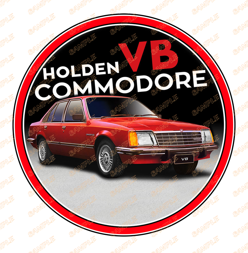 HOLDEN VB Retro/ Vintage Round Metal Sign Man Cave, Wall Home Décor, Shed-Garage, and Bar