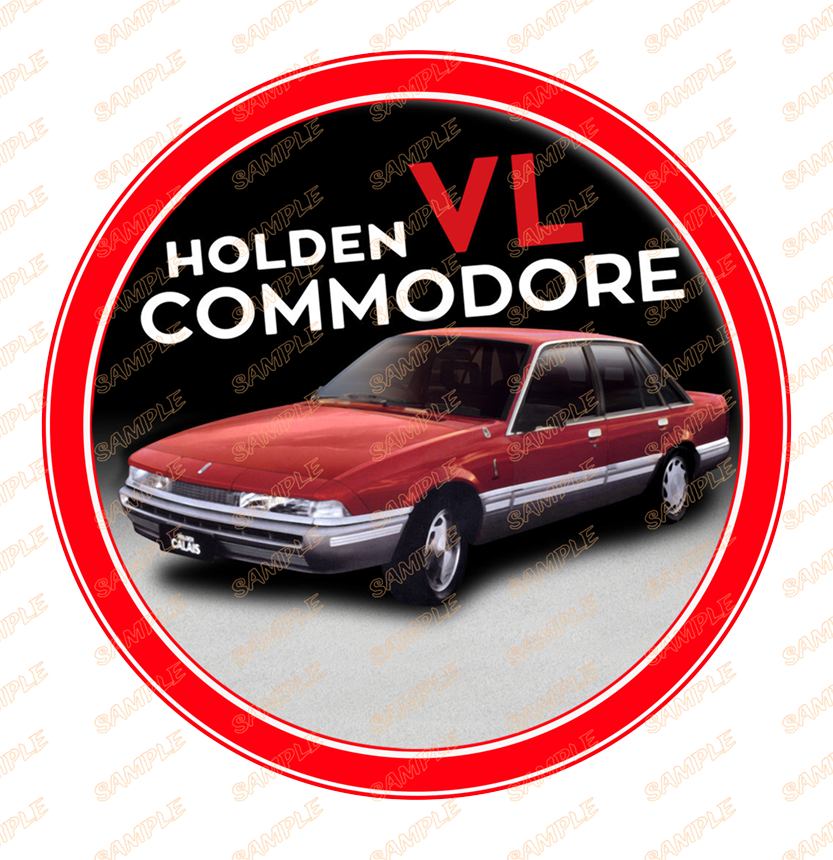 HOLDEN VL Retro/ Vintage Round Metal Sign Man Cave, Wall Home Décor, Shed-Garage, and Bar