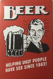 BEER Rustic Garage Rustic Metal Tin Signs Man Cave, Shed and Bar Sign - Tin Sign Factory Australia