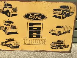 Ford Trucks of yesterday 40 x 60 cm Australia Wide