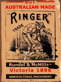 AUSTRALIAN MADE VICTORIA 1896 Rustic Look Vintage Tin Metal Sign Man Cave, Shed-Garage and Bar - Tin Sign Factory Australia