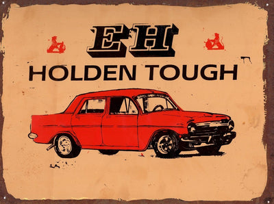 EH Holden Tough metal sign 20 x 30 cm free postage - TinSignFactoryAustralia