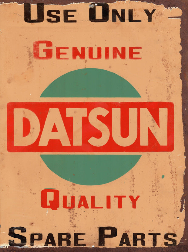 Datsun Parts metal sign free postage 30x 40 cm - TinSignFactoryAustralia