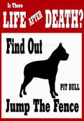 IS THERE LIFE AFTER DEATH? Rustic Retro/Vintage Home Garage Wall Cafe Resto or Bar Tin Metal Sign