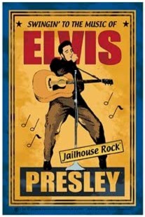ELVIS PRESLEY JAILHOUSE ROCK Metal Tin Signs