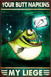 MY LIEGE Retro/ Vintage Tin Metal Sign Man Cave, Wall Home Décor, Shed-Garage, and Bar