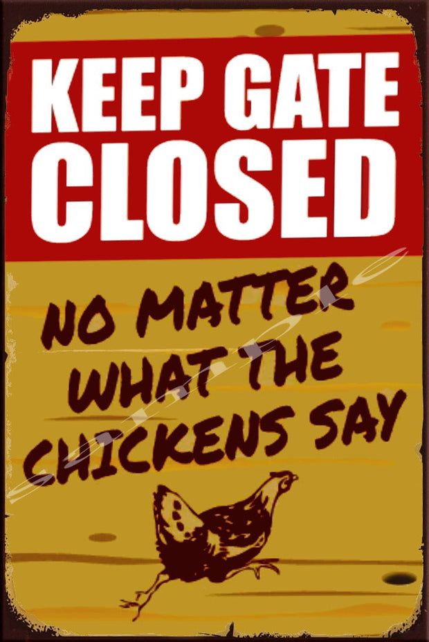 NO MATTER WHAT Retro/ Vintage Wall Home Décor, Shed-Garage and Bar Tin Metal Sign