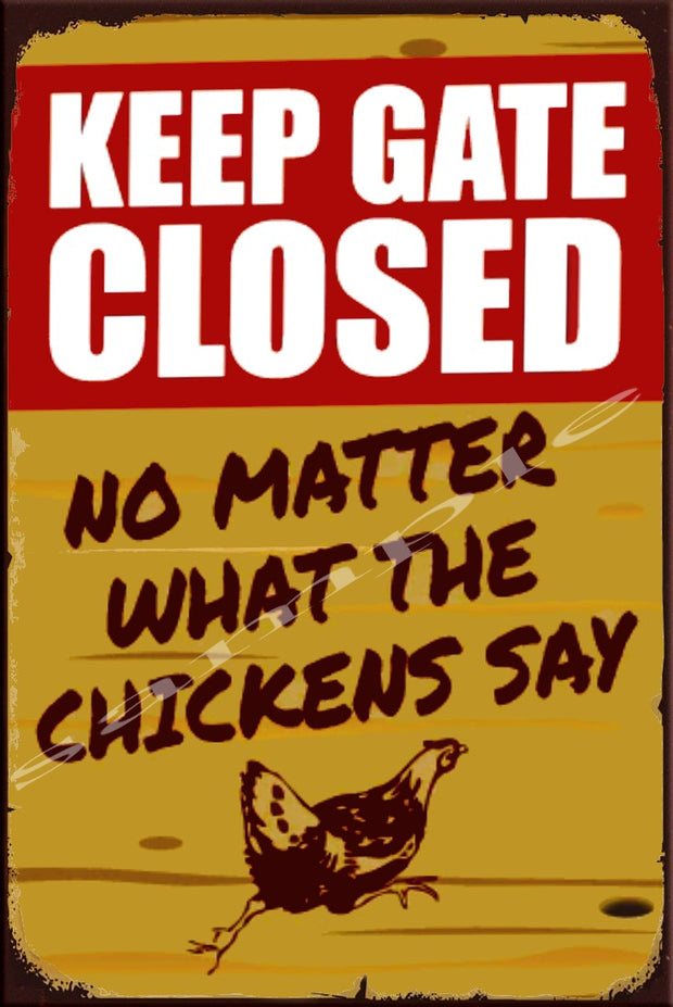 NO MATTER WHAT Retro/ Vintage Wall Home Décor, Shed-Garage and Bar Tin Metal Sign