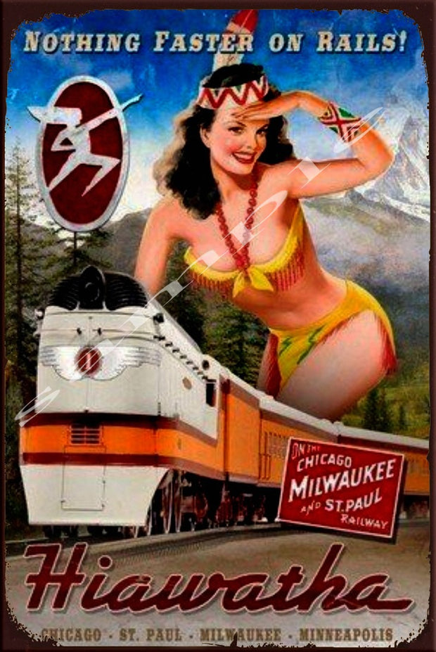 NOTHING FASTER Retro/ Vintage Home Décor, Shed-Garage and Bar Tin Metal Sign