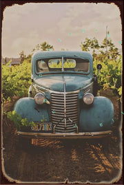 OLD CLASSIC BLUE Rustic Look Vintage Shed-Garage and Bar Man Cave Tin Metal Sign