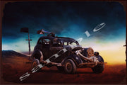 OLD SCHOOL HOT ROD Retro/ Vintage Wall Home Décor, Shed-Garage and Bar Tin Metal Sign