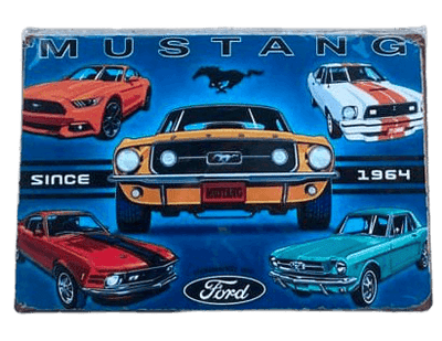 FMMS2 FORD MUSTANG SINCE 1964 Metal Sign New 20 cm H X 30 cm
