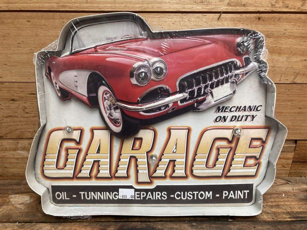MECHANIC ON DUTY GARAGE Led Retro Sign For Garage Metal Sign