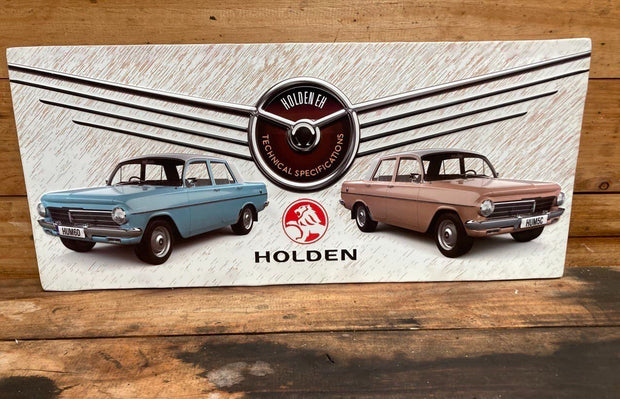 HOLDEN EH EMBOSSED Retro Metal Sign Home Wall Decor