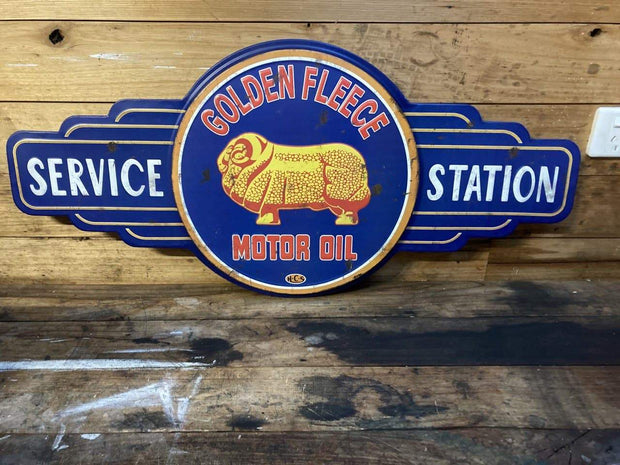 Holden SERVICE STATION 80cm x 36cm Metal Sign
