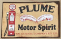 PLUME MOTOR SPIRIT 20x30 CM Sign | Screen Printed By AUSTRALIAN COMPANY - Tin Sign Factory Australia