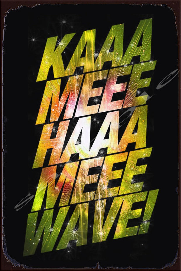 POWER WAVE Retro/ Vintage Home Décor, Shed-Garage and Bar Tin Metal Sign
