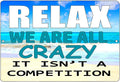 SARCASTIC RELAXING SIGN Retro/Vintage Metal Plaque Sign Style Man Cave Garage Work Office