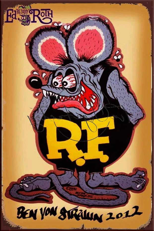 RF-BIG DADDY Retro/ Vintage Tin Metal Sign Man Cave, Wall Home Décor, Shed-Garage, and Bar 